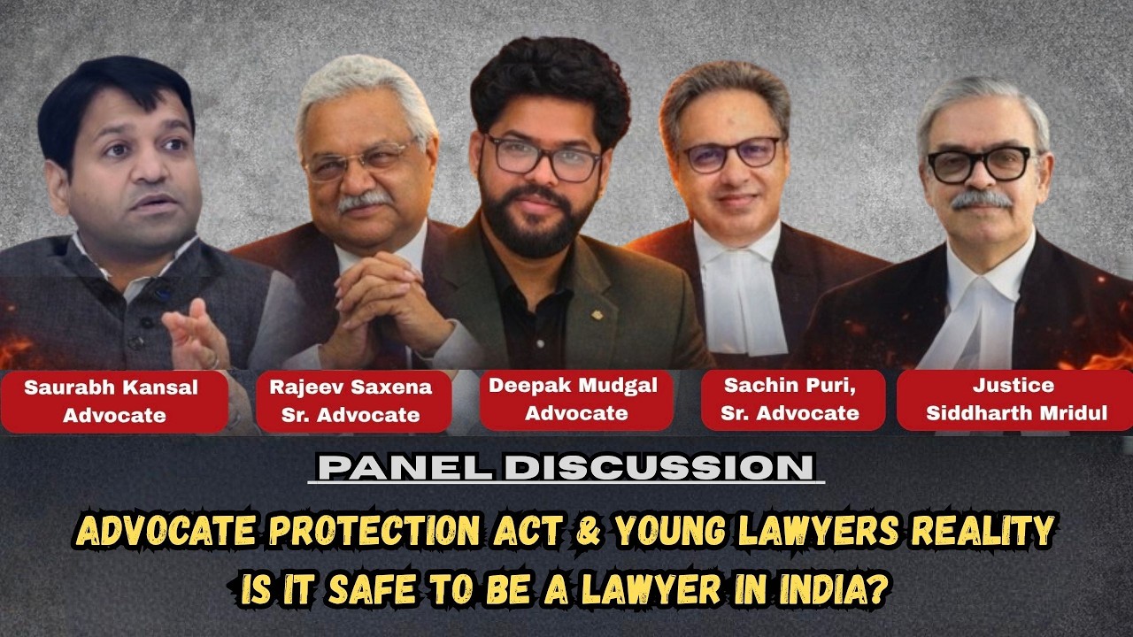 Advocate Protection Act & Young Lawyers Reality | Is It Safe to be a Lawyer in India?
