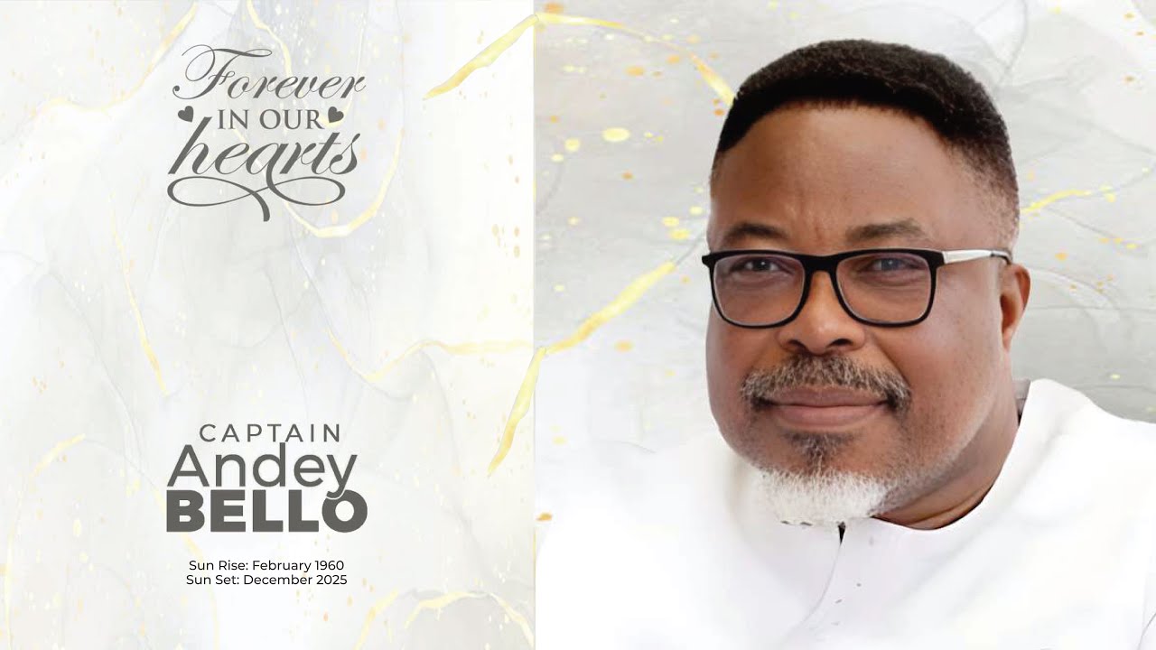 LIVE EVENT / BURIAL SERVICE OF THE LATE CAPTAIN ANDEY BELLO.
