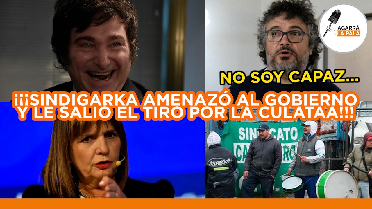 SINDIGARKA INTENTÓ AMENAZAR AL GOBIERNO, LO DENUNCIARON Y RECULÓ EN CHANCLETAS: “NO SOY CAPAZ”