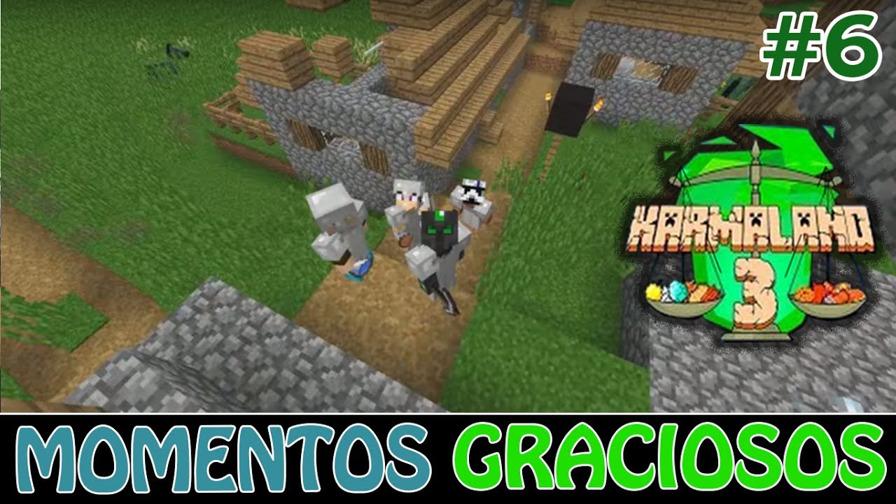 #KARMALAND3 🔥Se quema el pueblo de Karmaland!!🔥 VEGETTA777 WILLYREX STAXX Y ALEXBY 💜 #6