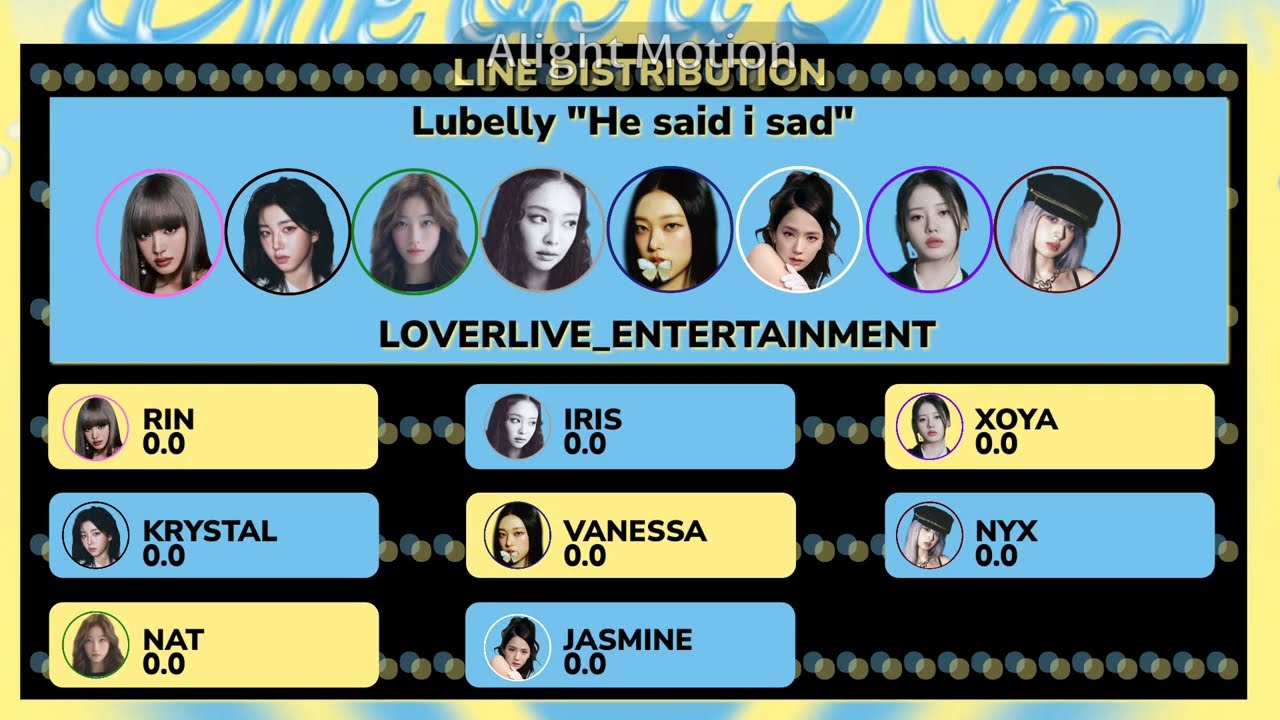 [루벨리] LUBELLY / HE SAID I SAID (LINE DISTRIBUTION)