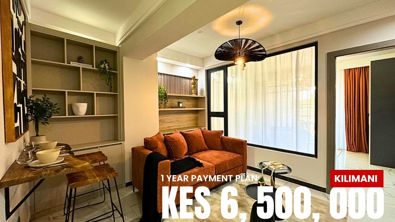 Inside the most affordable 1 bedroom apartments for sale in Kilimani Nairobi Kenya #realestate