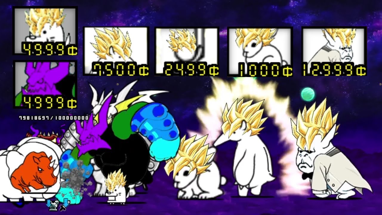 the battle cat but i use enemies (Super Saiyan)