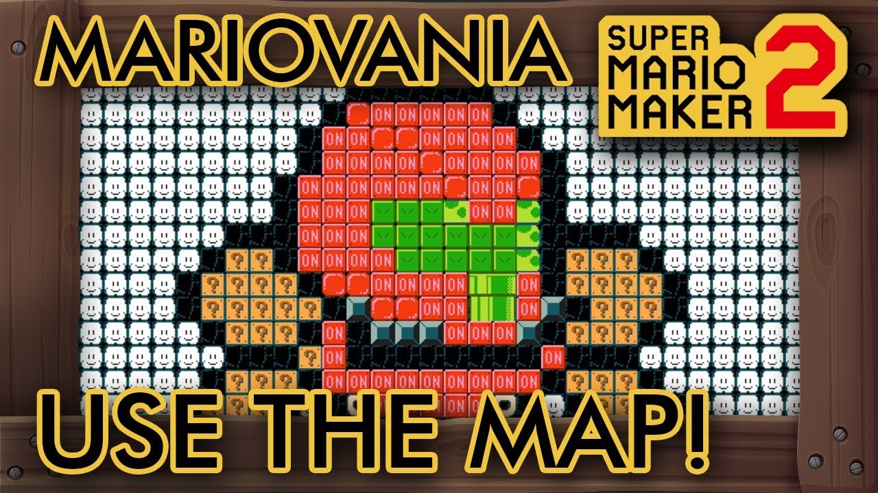 Super Mario Maker 2 - Mariovania: Use the Map!