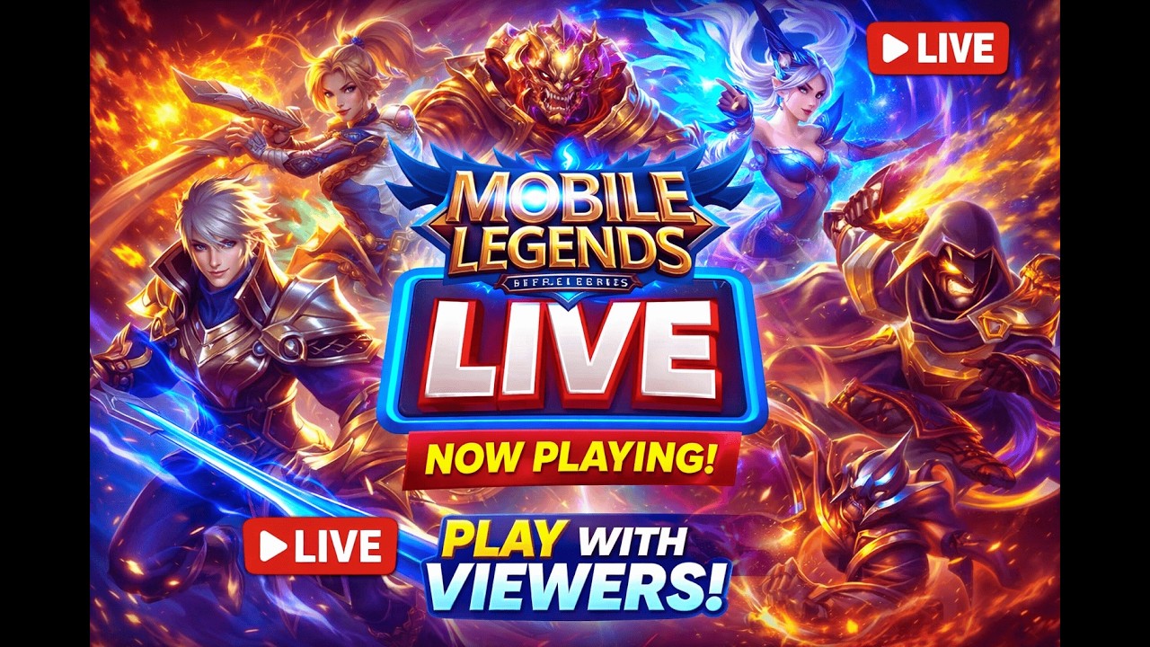 LIVE PUSH RANK MLBB! GAS SAMPAI IMO🔥