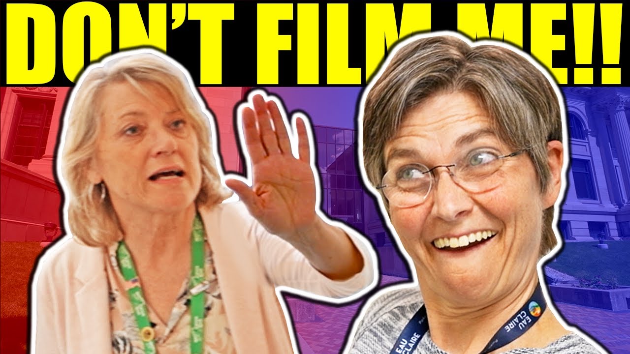 SHOCKING REACTION TO CAMERAS AT CITY HALL - RISK MANAGER RUNS & HIDES