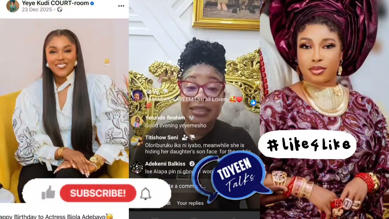 ALHAJA LIZZY ANJORIN HAS COME TO HAVE A TAKE ON ACTRESS BIOLA ADEBAYO CASE OOO
