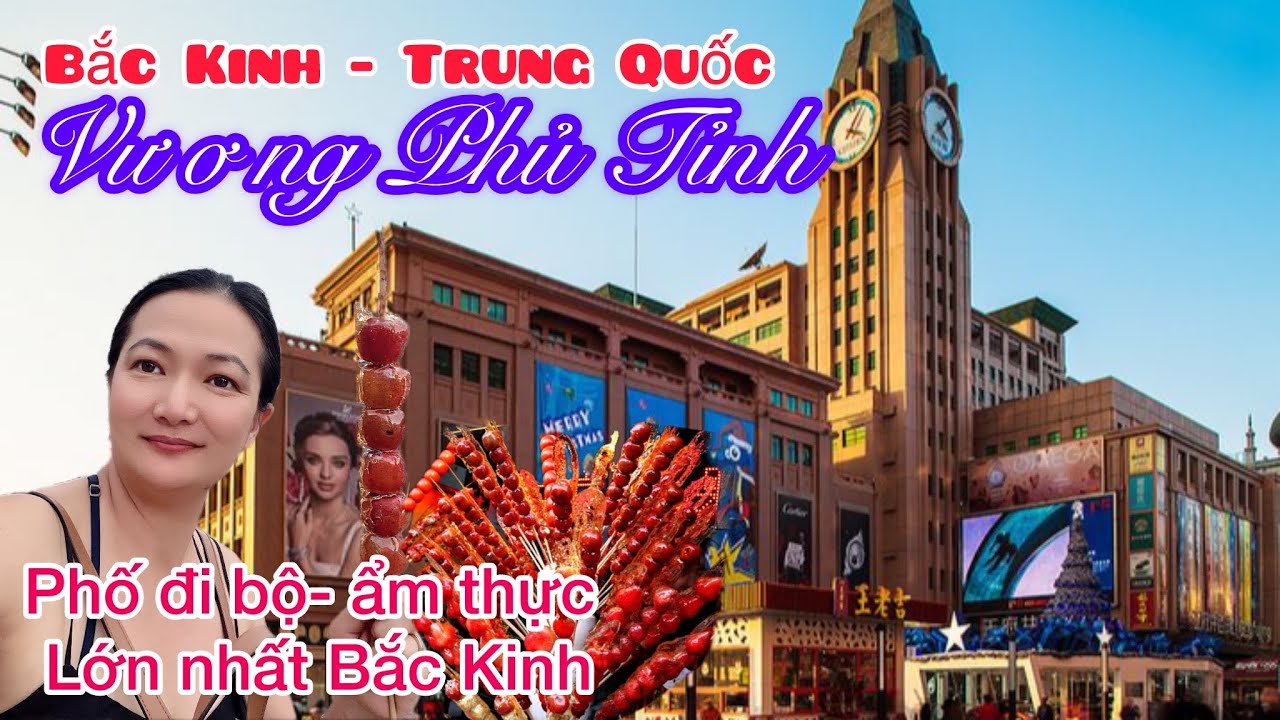 Du lịch Bắc Kinh Trung Quốc-Phố Vương Phủ Tỉnh-Phố đi bộ thương mại ẩm thực lớn nhất Bắc Kinh