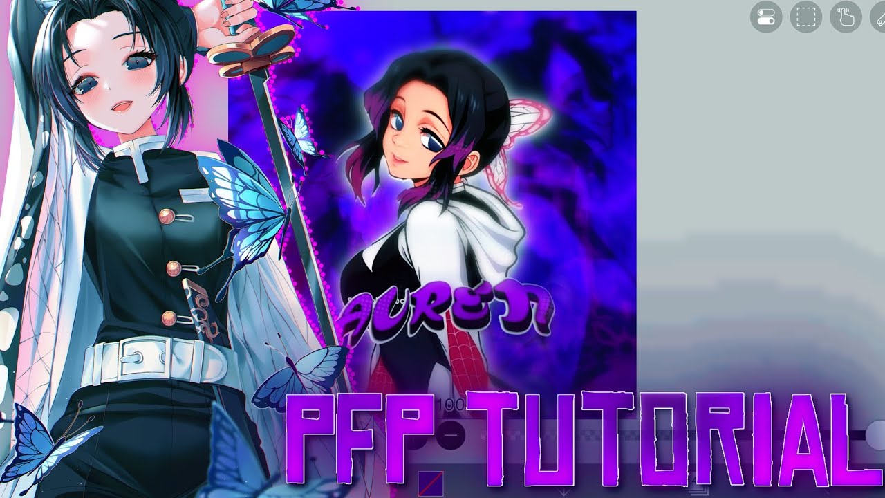 Pfp tutorial in ibis paint || mobile || tutorial #tutorial #ibispaintx #editing #anime #pfp 