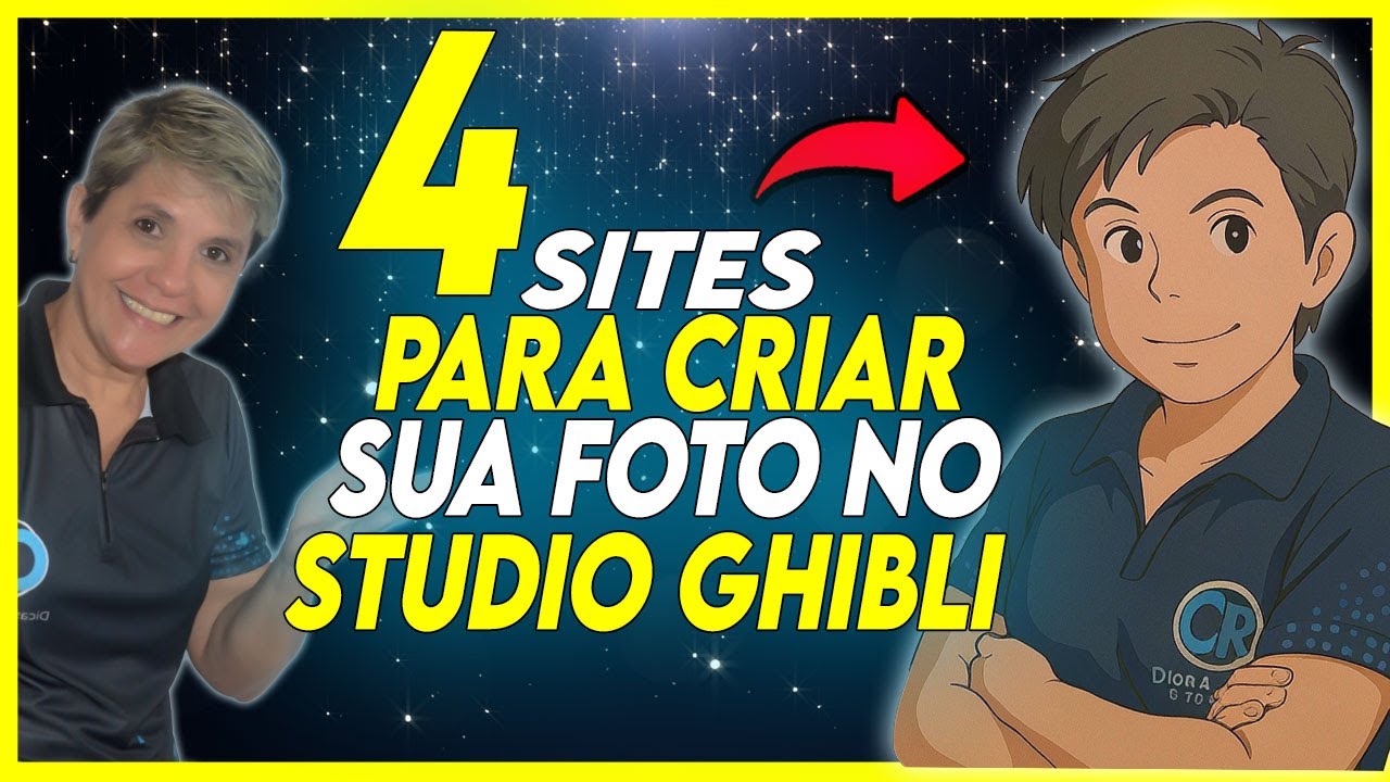 ✨ 4 Sites INCRIVEIS para Transformar Sua Foto no Estilo STUDIO GHIBLI! 😍🎨