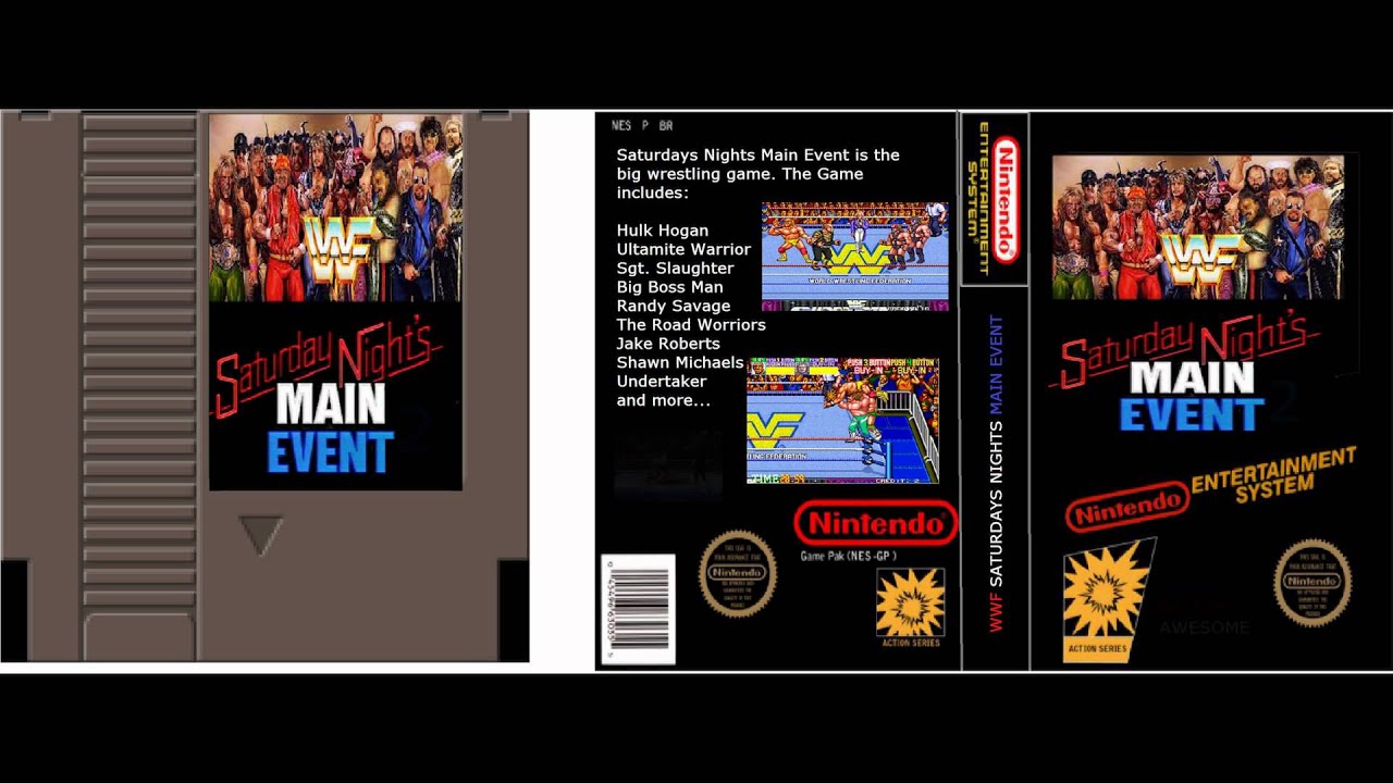 My Custom WWF NES Game