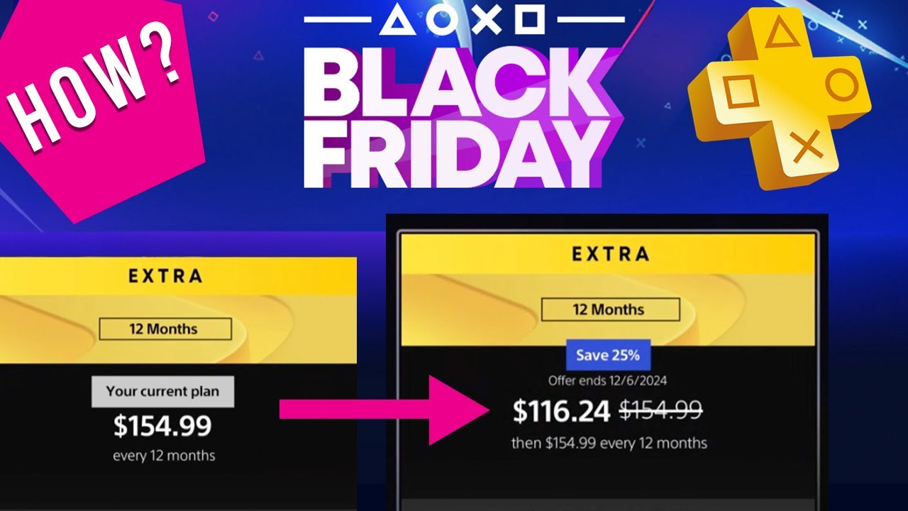 Как воспользоваться скидкой «Черная пятница 2024» — PlayStation Plus Extra (кто имеет право?)