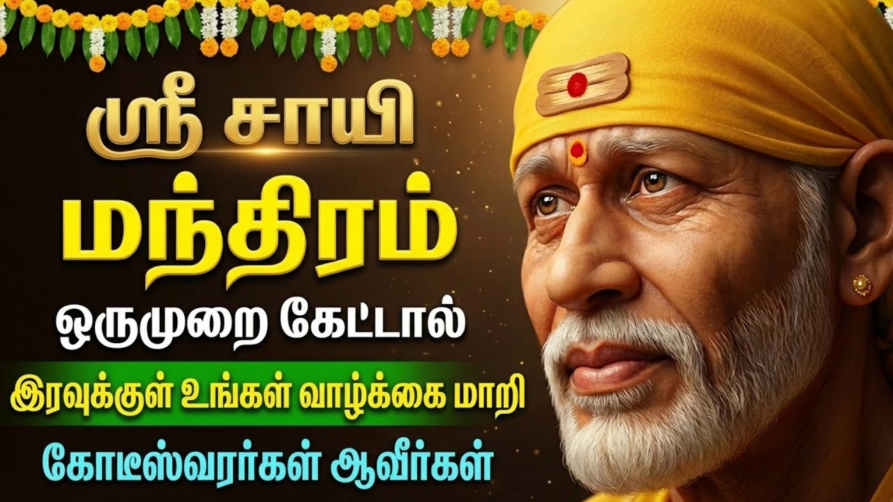 Thursday Shiridi Sai Baba Tamil Devotional Songs | Om Sai Ram | Lord Sai Baba Tamil Bhakti Padalgal