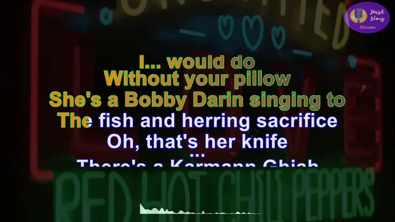 Red Hot Chili Peppers - White Braids & Pillow Chair  - back vocals (Karaoke version)