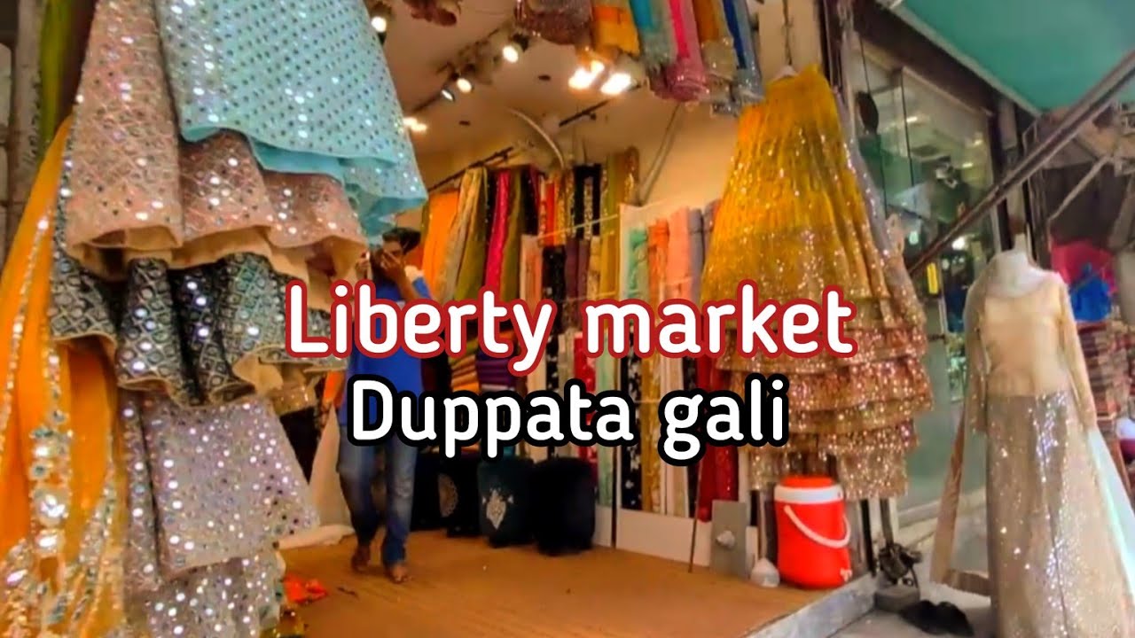 Indian lehnga liberty market lahore | liberty duppata gali | liberty market lahore #libertymarket