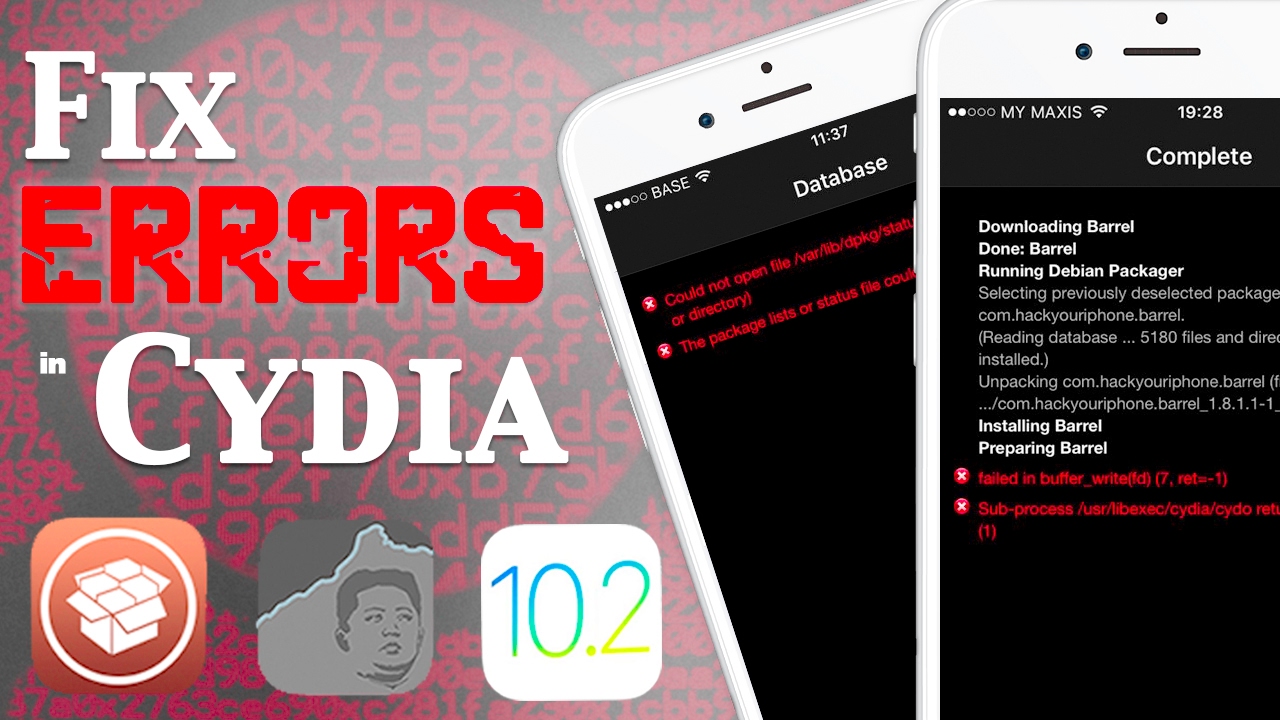 Fix Cydia Error Messages & Common Problems on iOS 10 - 10.2 Jailbreak | Buffer, Failed to Fetch, Fix