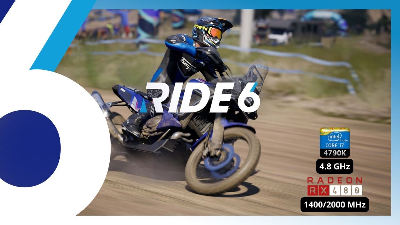 RIDE 6 on i7-4790k and RX480 Red Devil