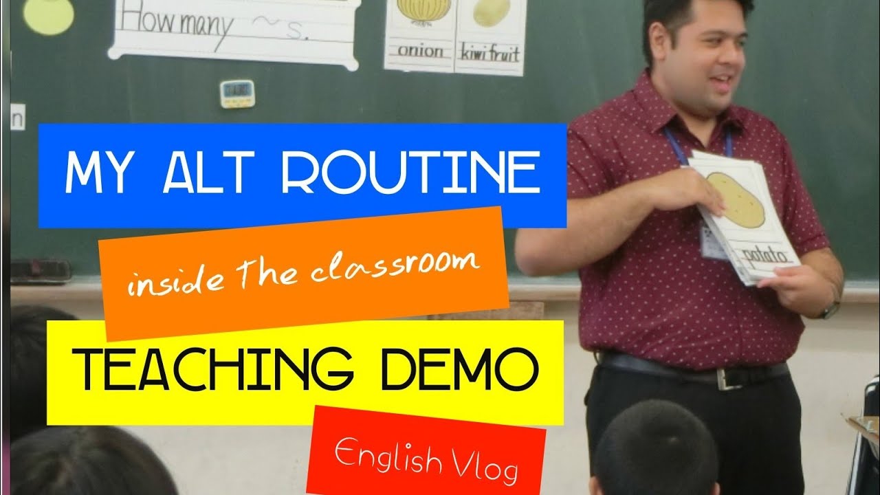 MY ALT ROUTINE | JET PROGRAMME | HOW DO I TEACH? | TEACHING DEMO | PART 1 | Pinoy ALT | Vlog #41