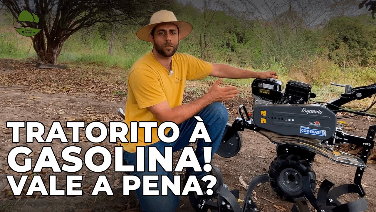 Tratorito motocultivador a Gasolina   Review completo Modelo Toyama