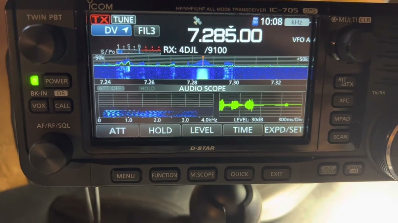 Сеть DSTAR HF с использованием трансиверов Icom IC-705 и ID-52 #hamradio