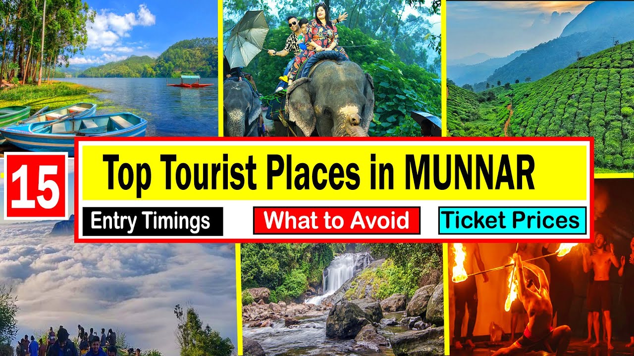 Top 15 Tourist Places in Munnar | Where to go & What to Avoid | Tickets & Timings | Munnar Trip |