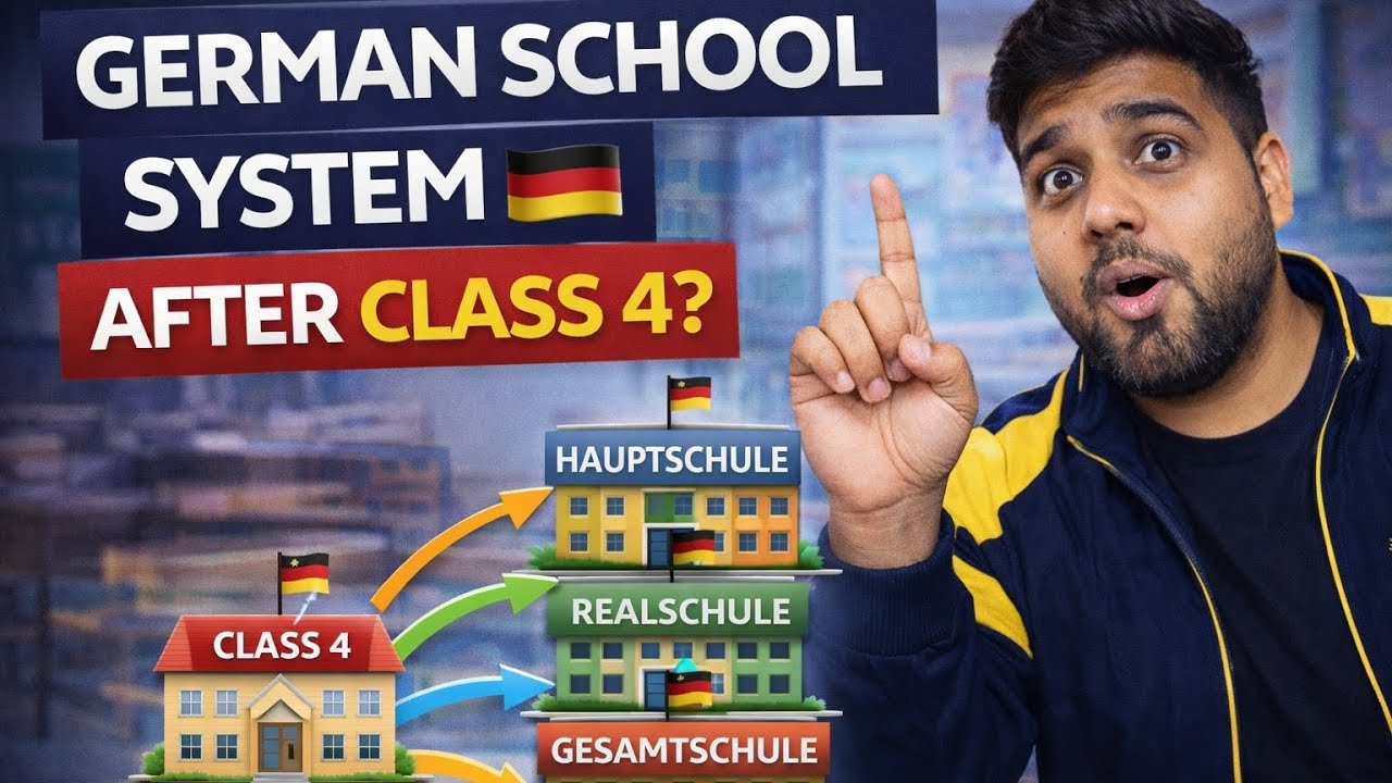 German School Education System Explained 🇩🇪 | After Class 4 Pathways