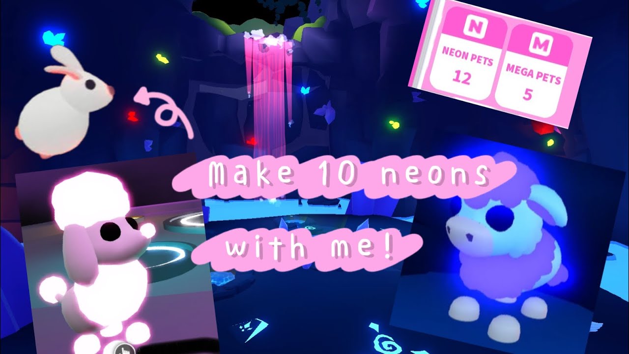 🐶MAKE 10 NEONS WITH ME IN ADOPT ME!💗 *SUPER CUTE* #adoptmeroblox #viral #adoptme #roblox#preppy#fyp
