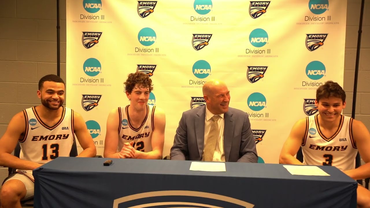 NCAA Second Round Postgame Interview - Emory