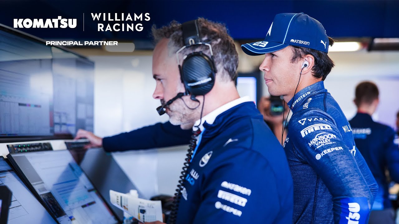 Telemetry insight with Komatsu and Williams Racing