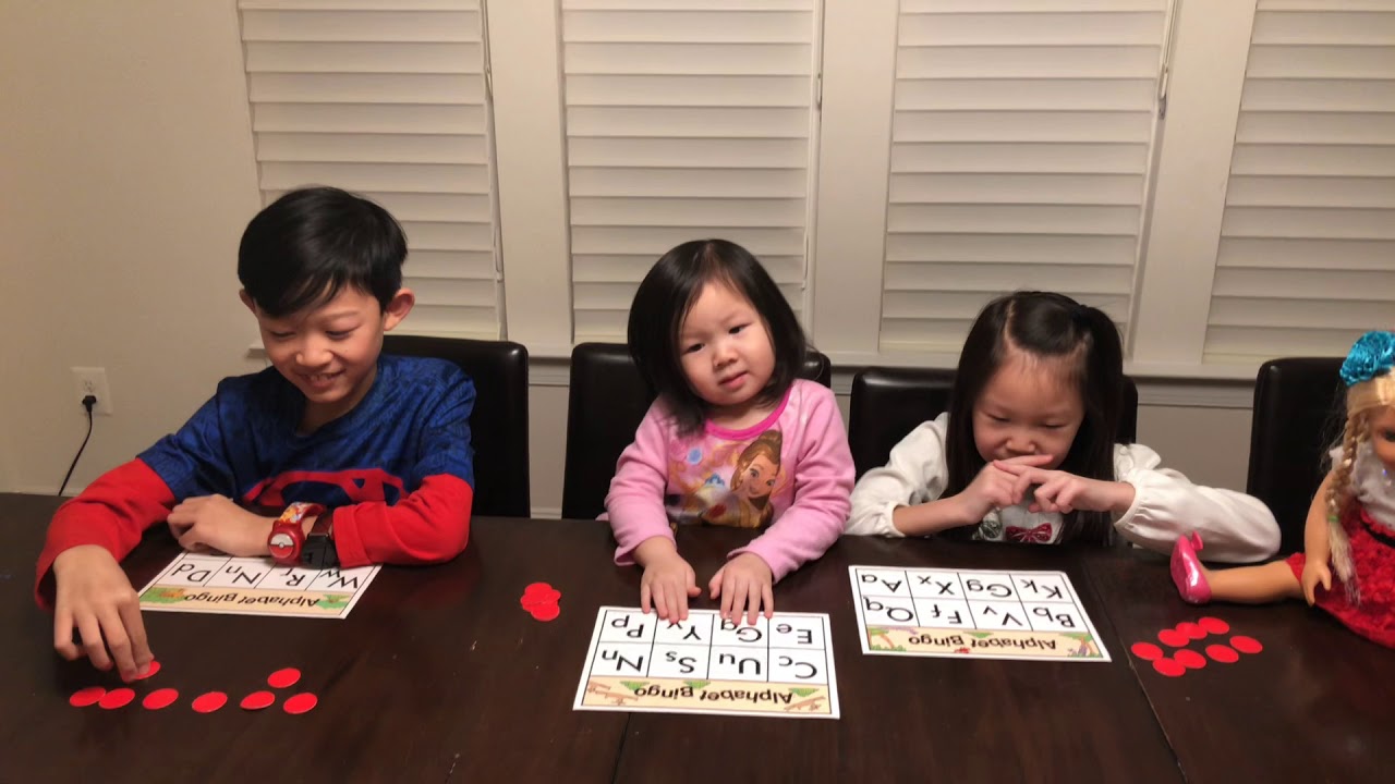 Alphabet bingo 2018