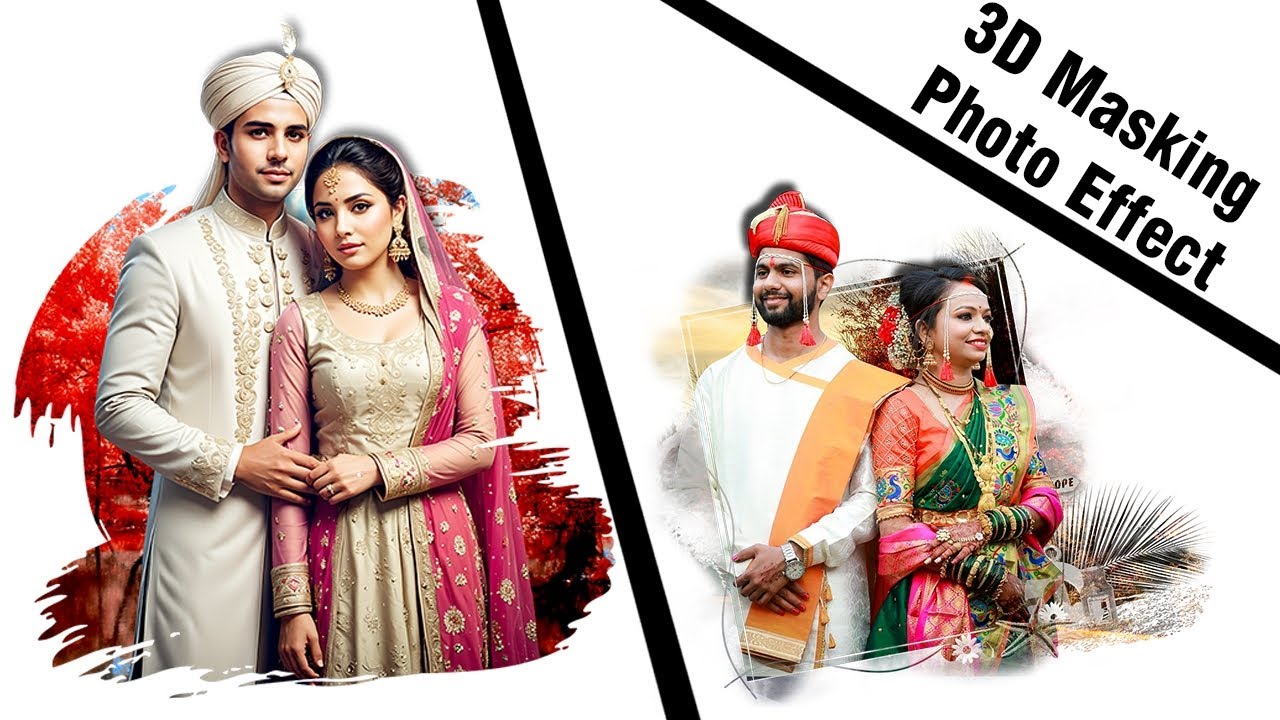📸 Wedding Photo Editing in Photoshop | Professional Masking & Background Change Tutorial 2025
