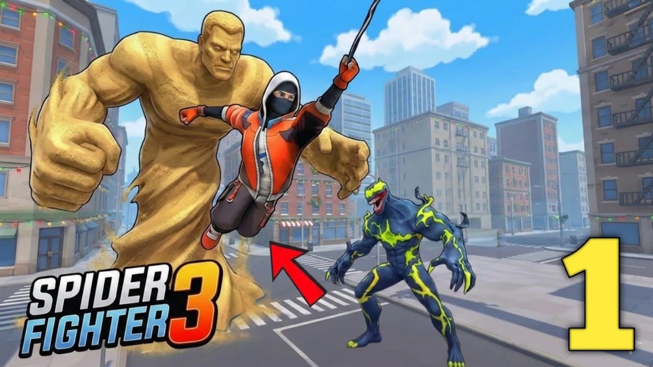 SPIDER FIGHTER 3 🕸️ Mobile Gameplay Walkthrough Part-1 (Android & iOS)