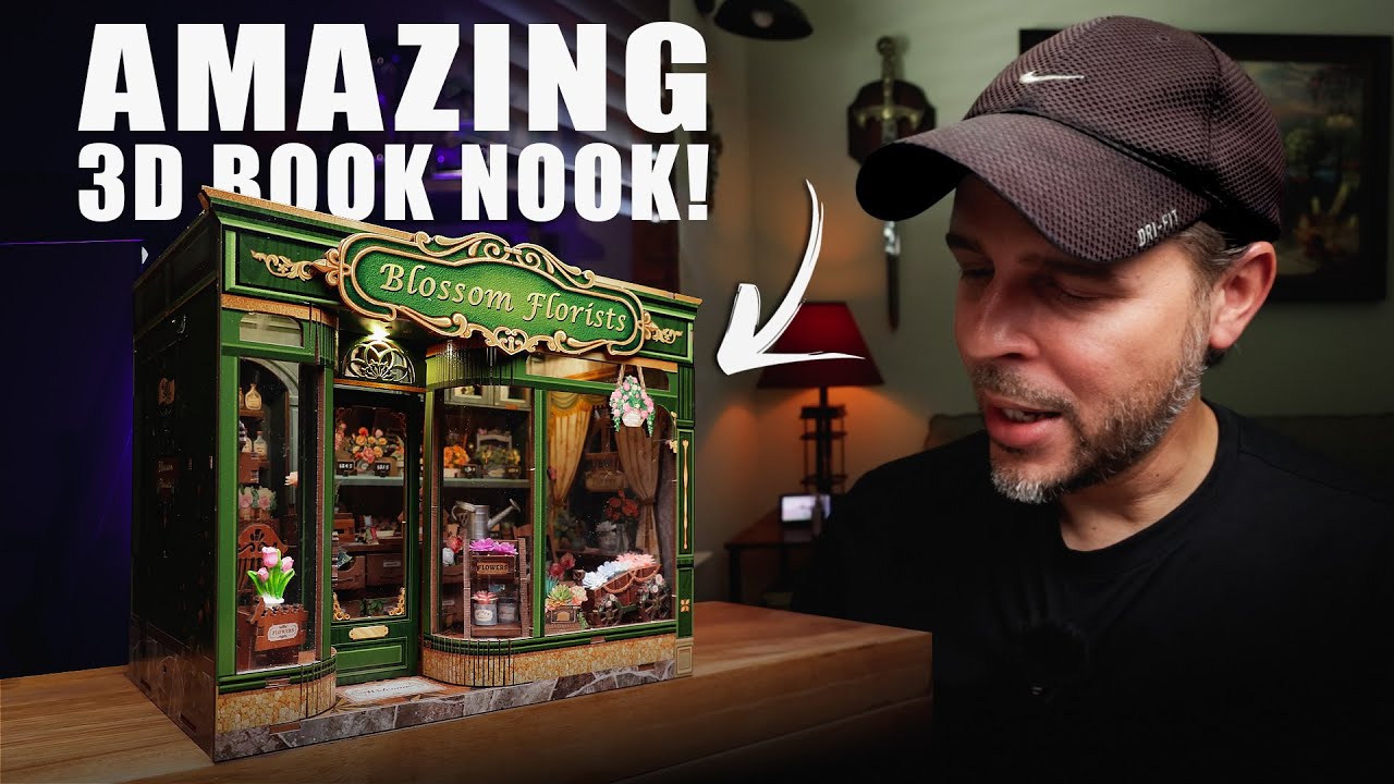 Amazing 3D Book Nook Kit Build! | DIY Miniature Dollhouse