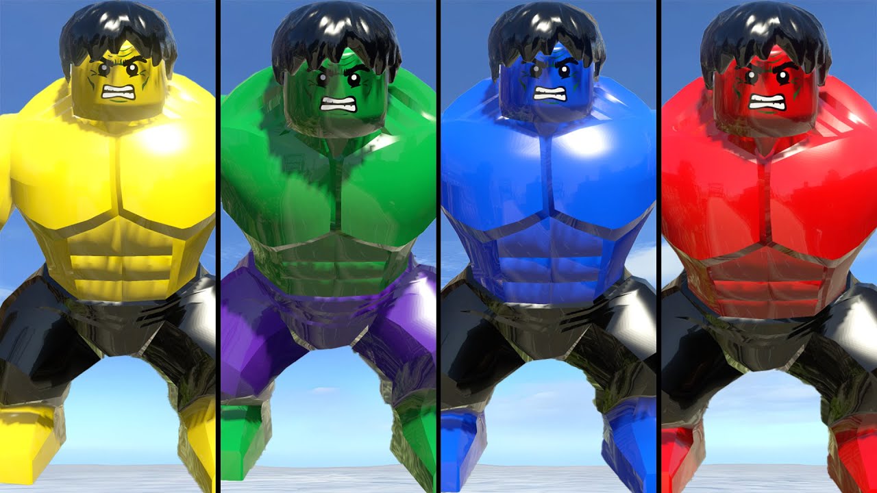 Epic Hulk Transformations: Battles Against Blob Army, Red Hulk & Spider-Man!
