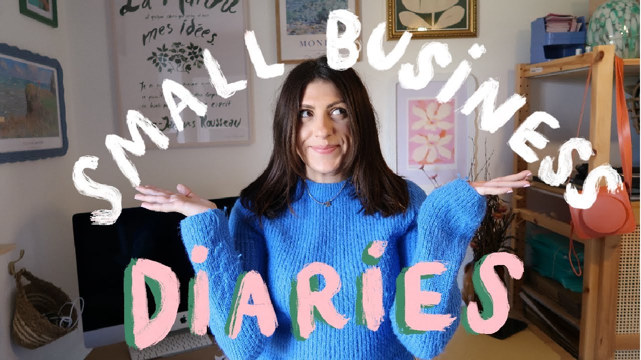 small business diaries | new products, sample fails, packing orders + stationery designs ✨🌞📝