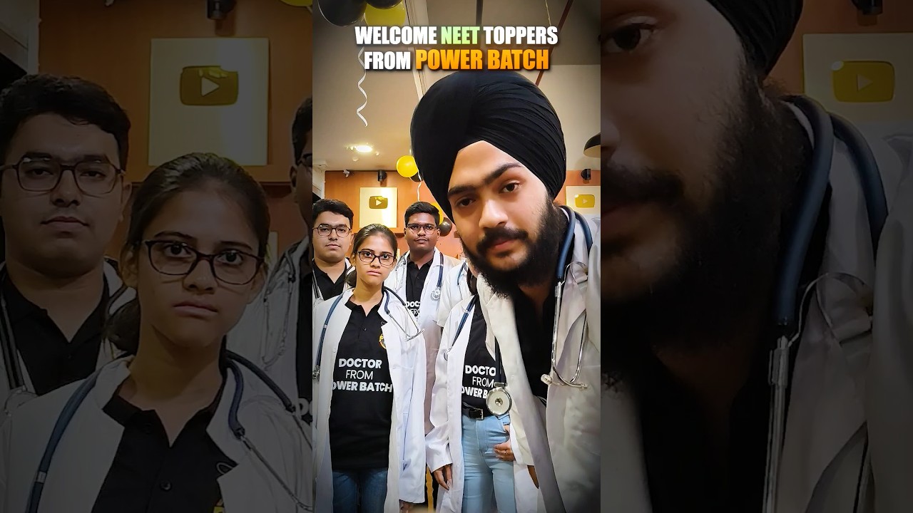 NEET 2025 Toppers from Power Batch 🔥😎 #neet #neet2025 #pw #shorts #trending