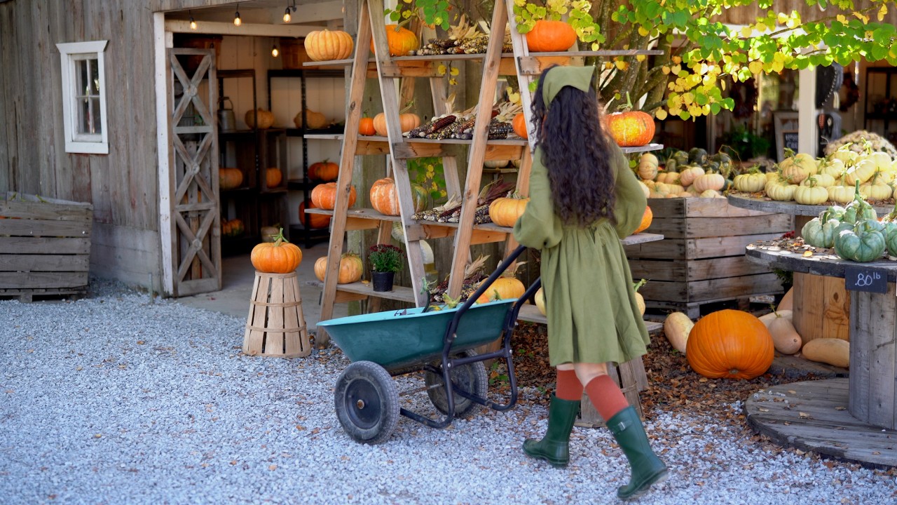 🍁 A Cozy Fall Day: Mountain Hike, Pumpkin Farm, and Seasonal Home Decor 🍂🎃 ASMR Vlog