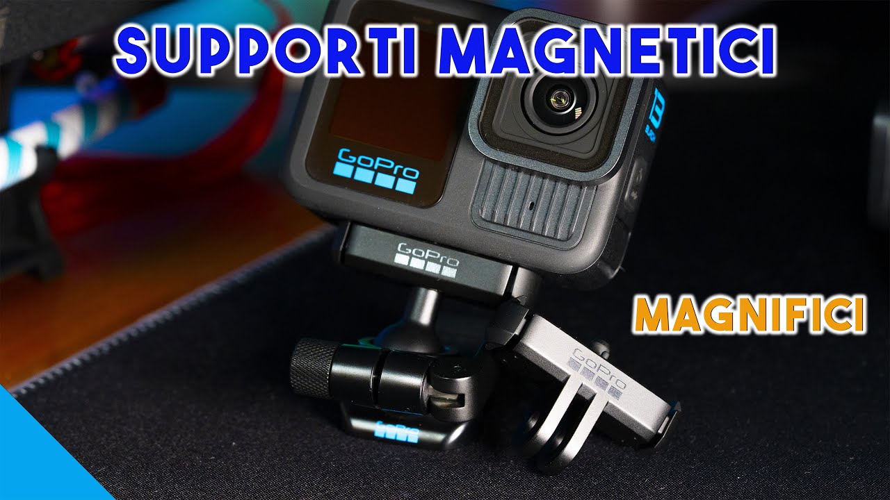 NUOVI SUPPORTI MAGNETICI GOPRO, FINALMENTE!! - Recensione Accessori