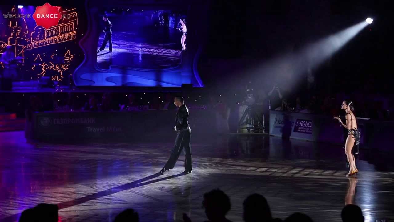 Maurizio Vescovo and Andra Vaidilaite. Rumba. World Kremlin Cup 2013