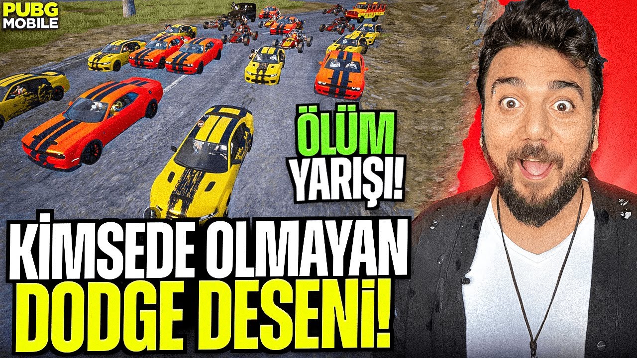 KİMSEDE OLMAYAN DODGE ARABALARI İLE ÖLÜM YARIŞI! - PUBG Mobile