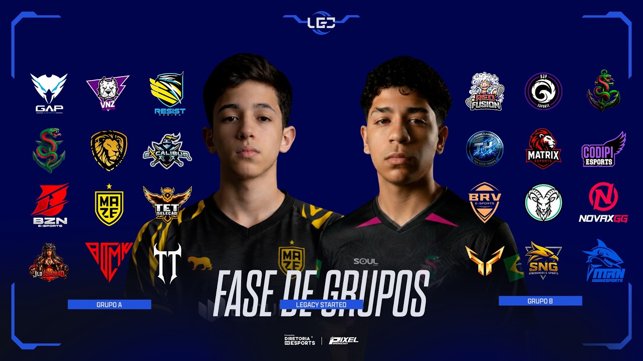 ESTREIA LEGACY STARTED - DIA 1 - FREE FIRE AO VIVO
