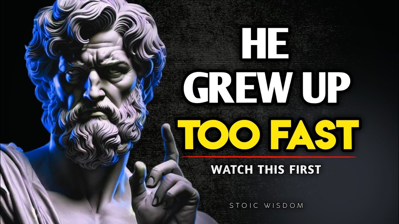 7 Signs You’re With a Man Who Grew Up Too Quickly | Stoic Psychology 