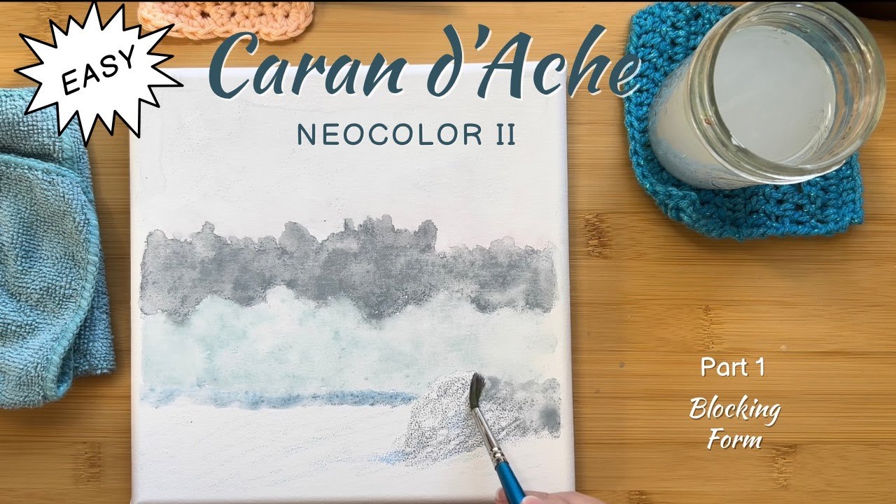 Живопись импрессионизма | Caran d’Ache Neocolor II | Часть 1