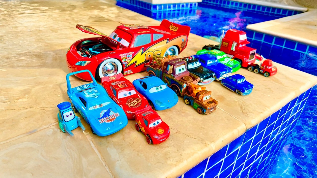 Обзор игрушек Disney Pixar Cars | Молния Маккуин, Финн Макмиссл, Мак, Док Хадсон, Круз Рамирес
