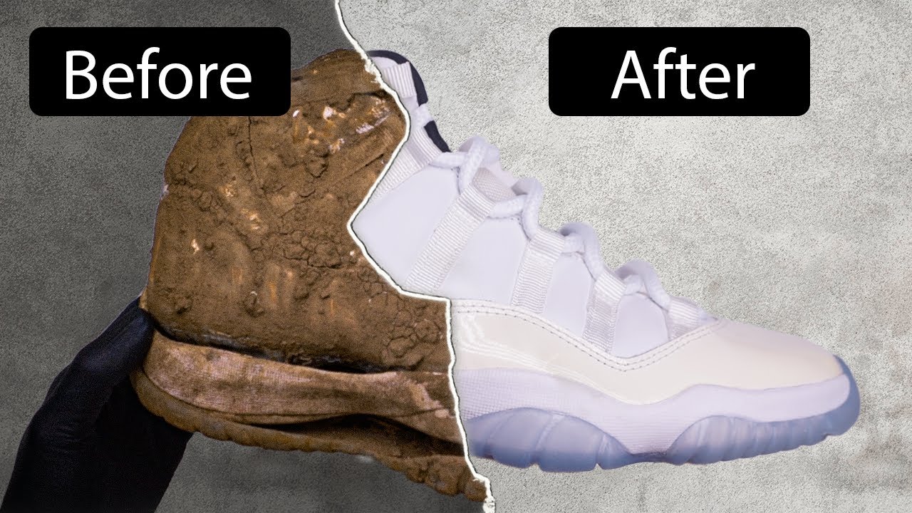 Restoring The Dirtiest $500 2001 Air Jordan Columbia 11's