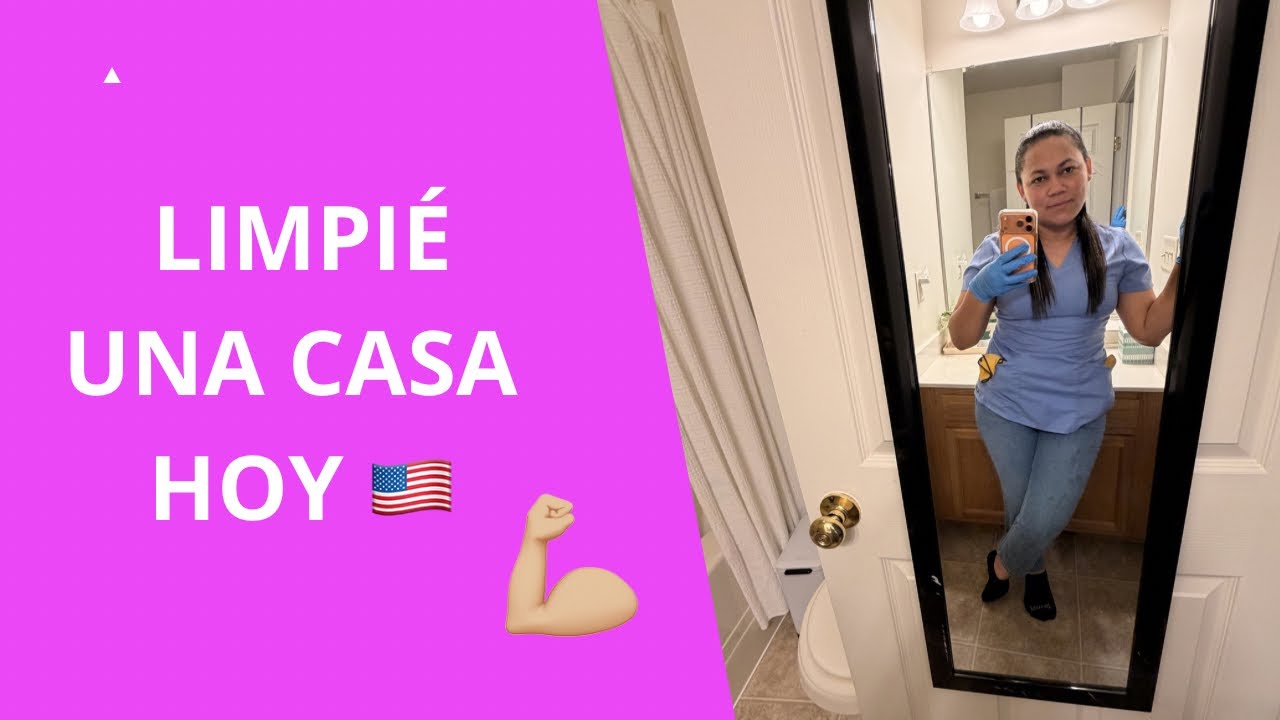 LIMPIO CASAS EN ESTADOS UNIDOS 🇺🇸 ALMUERZO RÁPIDO 😋