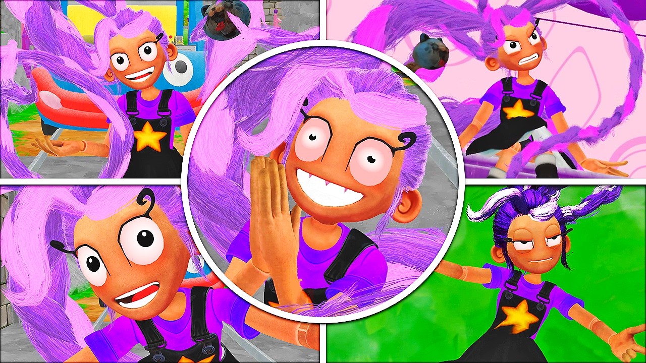 Poppy Playtime Chapter 5 - All LILY LOVERBRAIDS Scenes in BRIGHT Mode