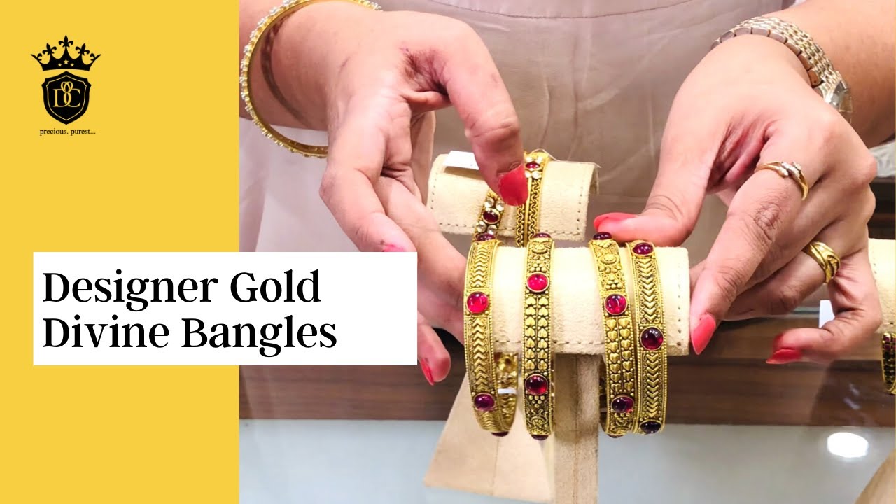 Designer Gold Bangles | Stunning & Unique Divine Collection