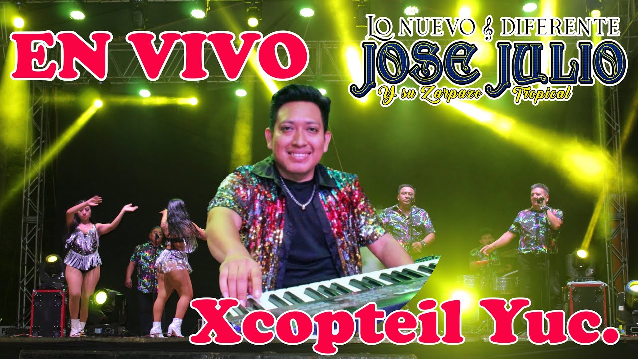 🎹JOSE JULIO y su Zarpazo Tropical Xcopteil EN VIVO 2024🎵 Musicas buenas para bailar  Teclados cumbia