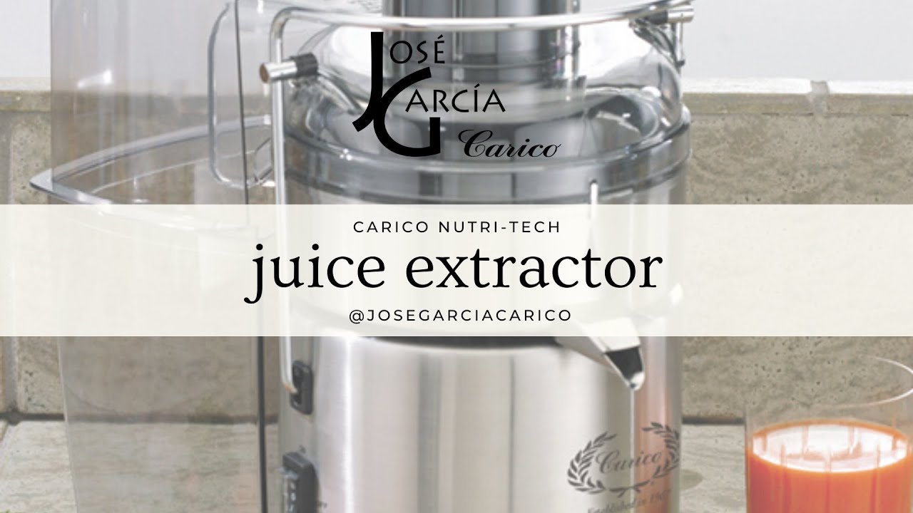 JUICING WITH CARICO NUTRITECH JUICER @JOSEGARCIACARICO WWW.CARICOFLORIDA.COM
